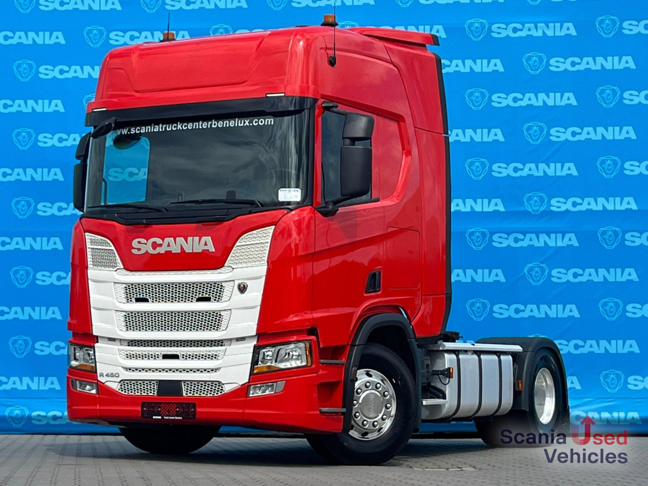 SCANIA R 450 A4x2NA RETARDER 8T DIFF-L HYDRO LOW MILEAGE - Tracteur routier: photos 1 SCANIA R 450 A4x2NA RETARDER 8T DIFF-L HYDRO LOW MILEAGE - Tracteur routier: photos 1