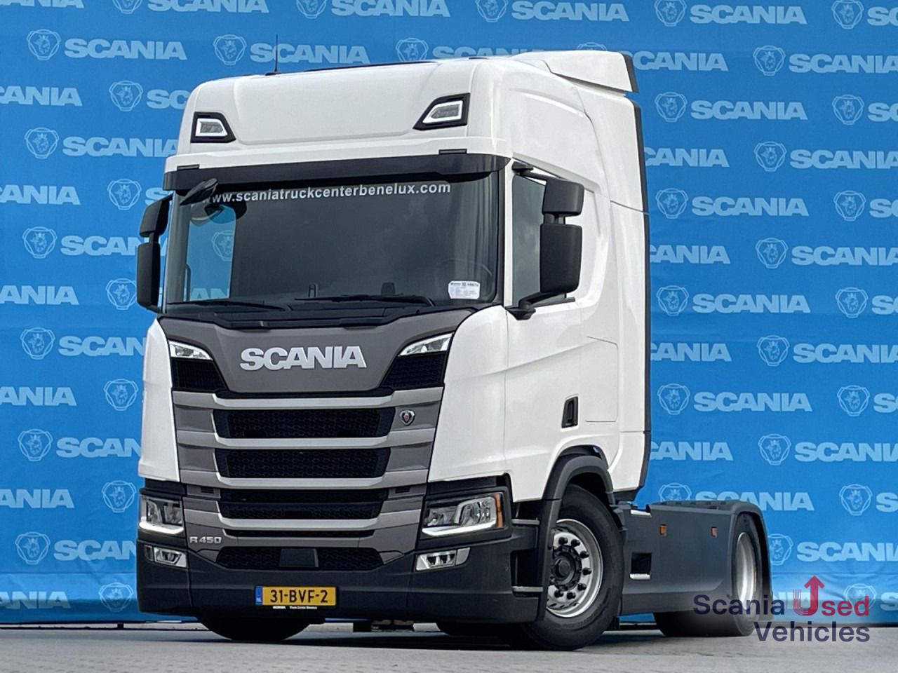 SCANIA R 450 A4x2NB DIFF-L RETARDER FULL AIR P-AIRCO ACC - Tracteur routier: photos 1 SCANIA R 450 A4x2NB DIFF-L RETARDER FULL AIR P-AIRCO ACC - Tracteur routier: photos 1