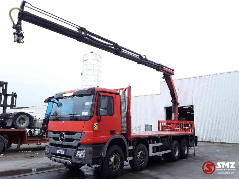 Mercedes-Benz Actros 4144 Palfinger Pk22002Eh 4 ext remote - Camion plateau, Camion grue: photos 4 Mercedes-Benz Actros 4144 Palfinger Pk22002Eh 4 ext remote - Camion plateau, Camion grue: photos 4