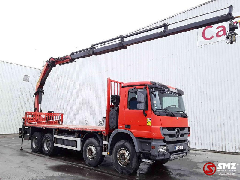 Mercedes-Benz Actros 4144 Palfinger Pk22002Eh 4 ext remote - Camion plateau, Camion grue: photos 3 Mercedes-Benz Actros 4144 Palfinger Pk22002Eh 4 ext remote - Camion plateau, Camion grue: photos 3