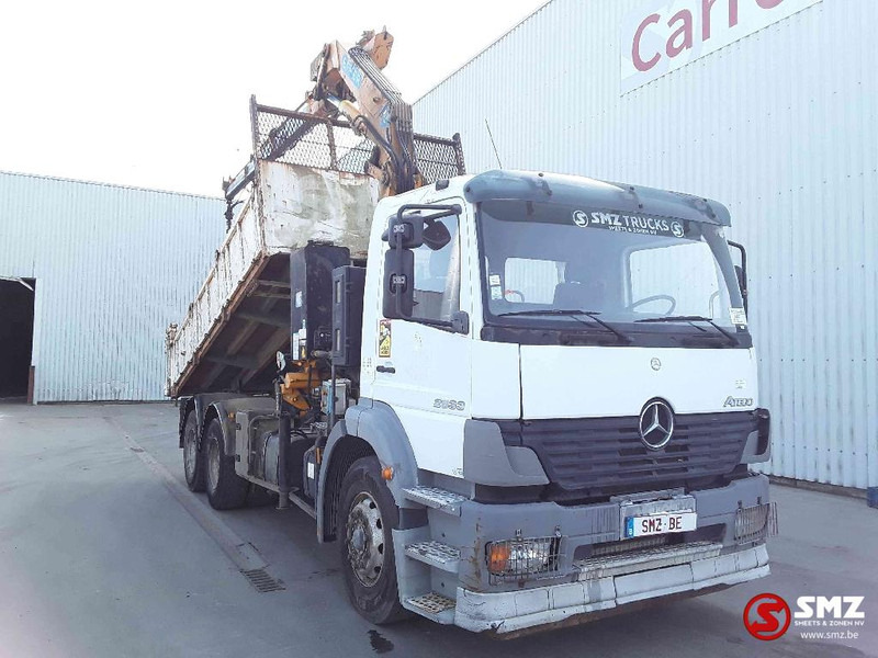 Mercedes-Benz Atego 2633 effer 3 ext +remote 6x4 - Camion benne, Camion grue: photos 1 Mercedes-Benz Atego 2633 effer 3 ext +remote 6x4 - Camion benne, Camion grue: photos 1