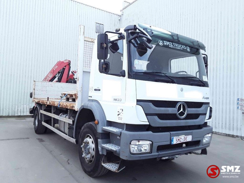 Mercedes-Benz Axor 1833 Fassi f 110a 284000km airco TOP condition - Camion plateau, Camion grue: photos 1 Mercedes-Benz Axor 1833 Fassi f 110a 284000km airco TOP condition - Camion plateau, Camion grue: photos 1