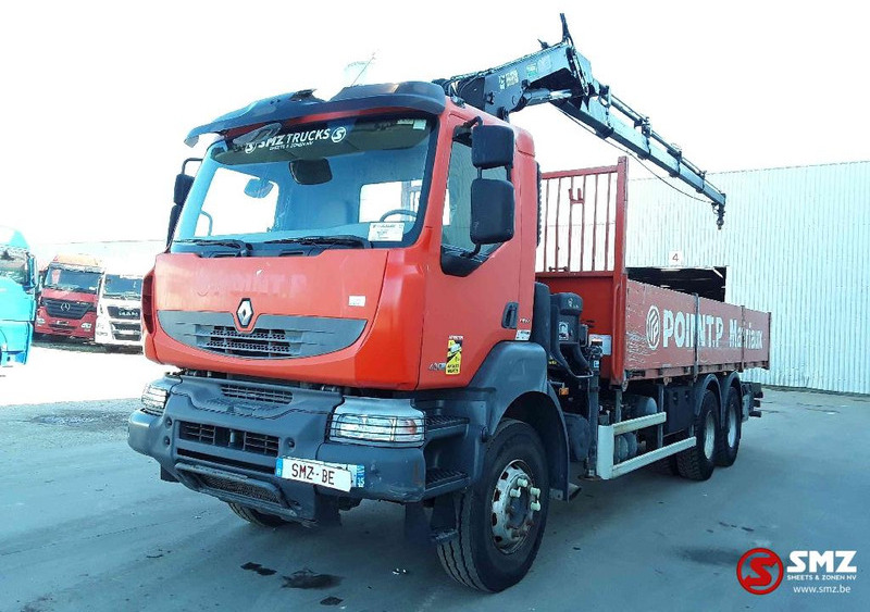 Renault Kerax 430 Hiab 166 E 4 remote - Camion plateau, Camion grue: photos 3 Renault Kerax 430 Hiab 166 E 4 remote - Camion plateau, Camion grue: photos 3