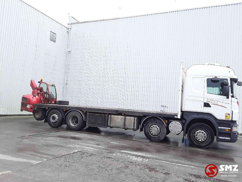 Scania R 420 8x2 +manitou TMT 25.20 - Camion plateau: photos 4 Scania R 420 8x2 +manitou TMT 25.20 - Camion plateau: photos 4
