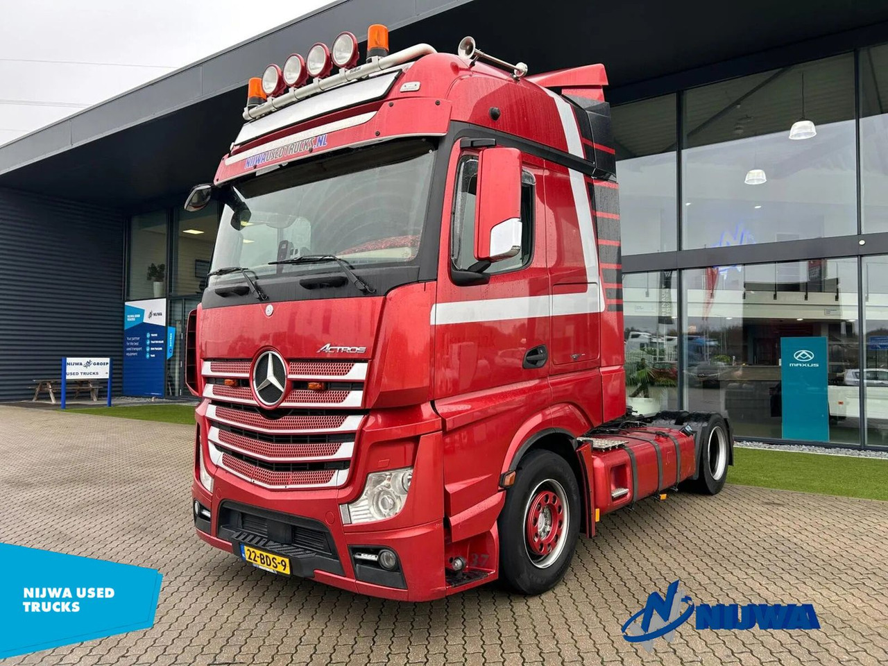 Mercedes-Benz ACTROS 450 4X2 Koelkast + Standkachel - Tracteur routier: photos 1 Mercedes-Benz ACTROS 450 4X2 Koelkast + Standkachel - Tracteur routier: photos 1