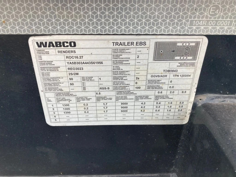 Renders ROC 16.27 CC Breedteborden - Semi-remorque porte-conteneur/ Caisse mobile: photos 5 Renders ROC 16.27 CC Breedteborden - Semi-remorque porte-conteneur/ Caisse mobile: photos 5