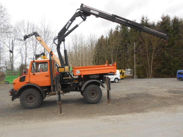 Mercedes-Benz U1450 427/11 mit Kran - Camion benne, Camion grue: photos 2 Mercedes-Benz U1450 427/11 mit Kran - Camion benne, Camion grue: photos 2