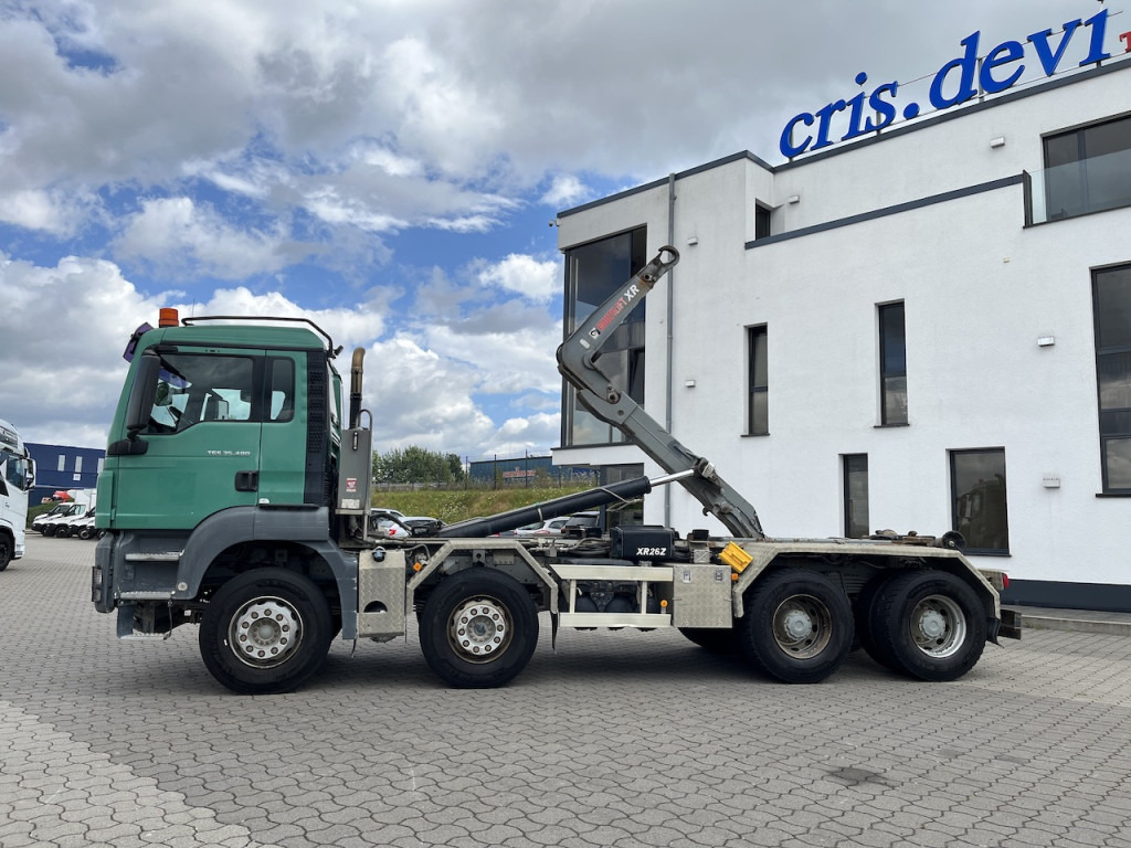 MAN TGS 35.480 8x4 Abrollkipper Hiab Multilift AHK - Camion ampliroll: photos 5 MAN TGS 35.480 8x4 Abrollkipper Hiab Multilift AHK - Camion ampliroll: photos 5