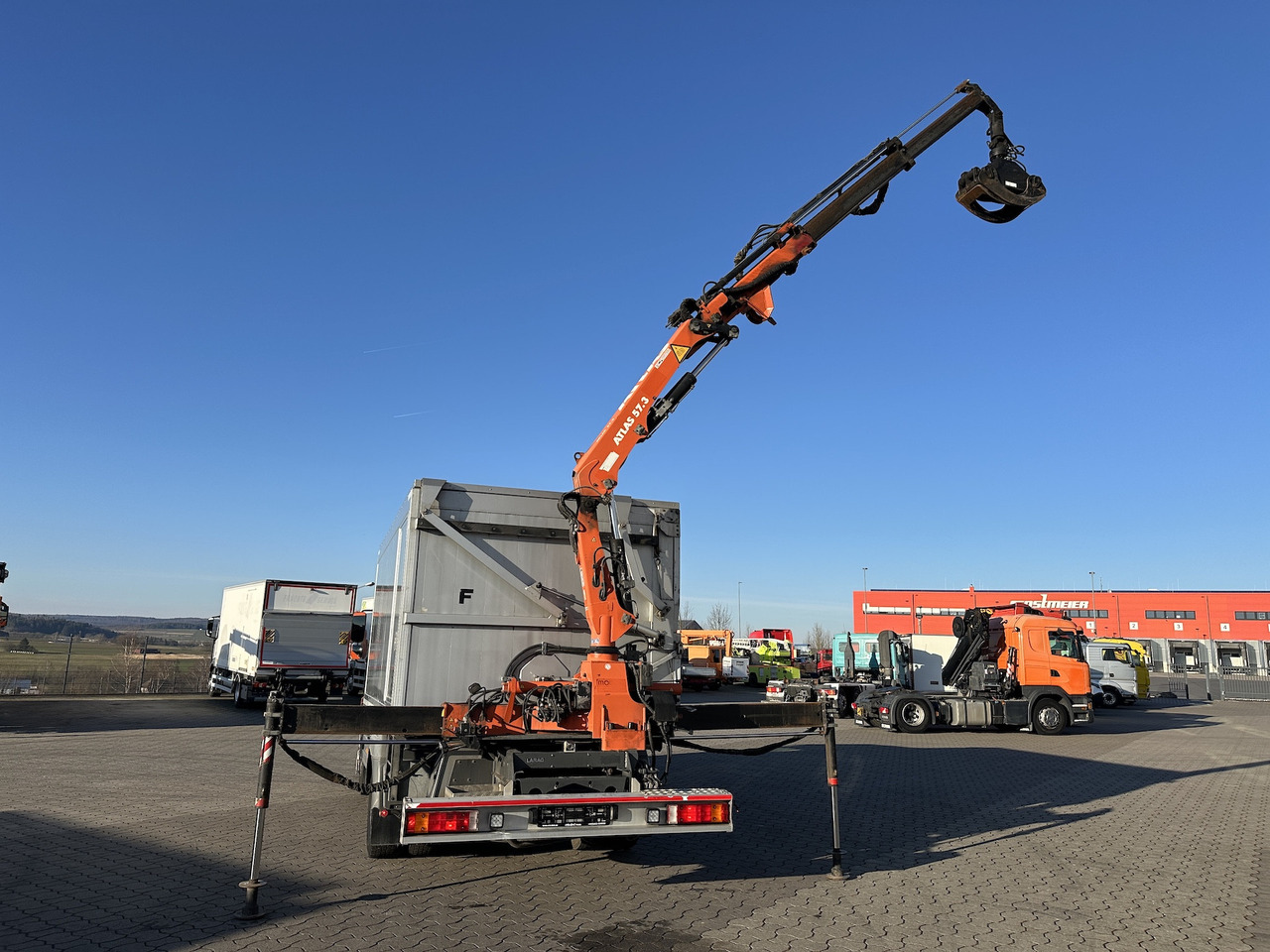 Mercedes-Benz Atego 1529 4x2  Atlas 57.3-A2   Kadaverkipper - Camion benne, Camion grue: photos 4 Mercedes-Benz Atego 1529 4x2  Atlas 57.3-A2   Kadaverkipper - Camion benne, Camion grue: photos 4