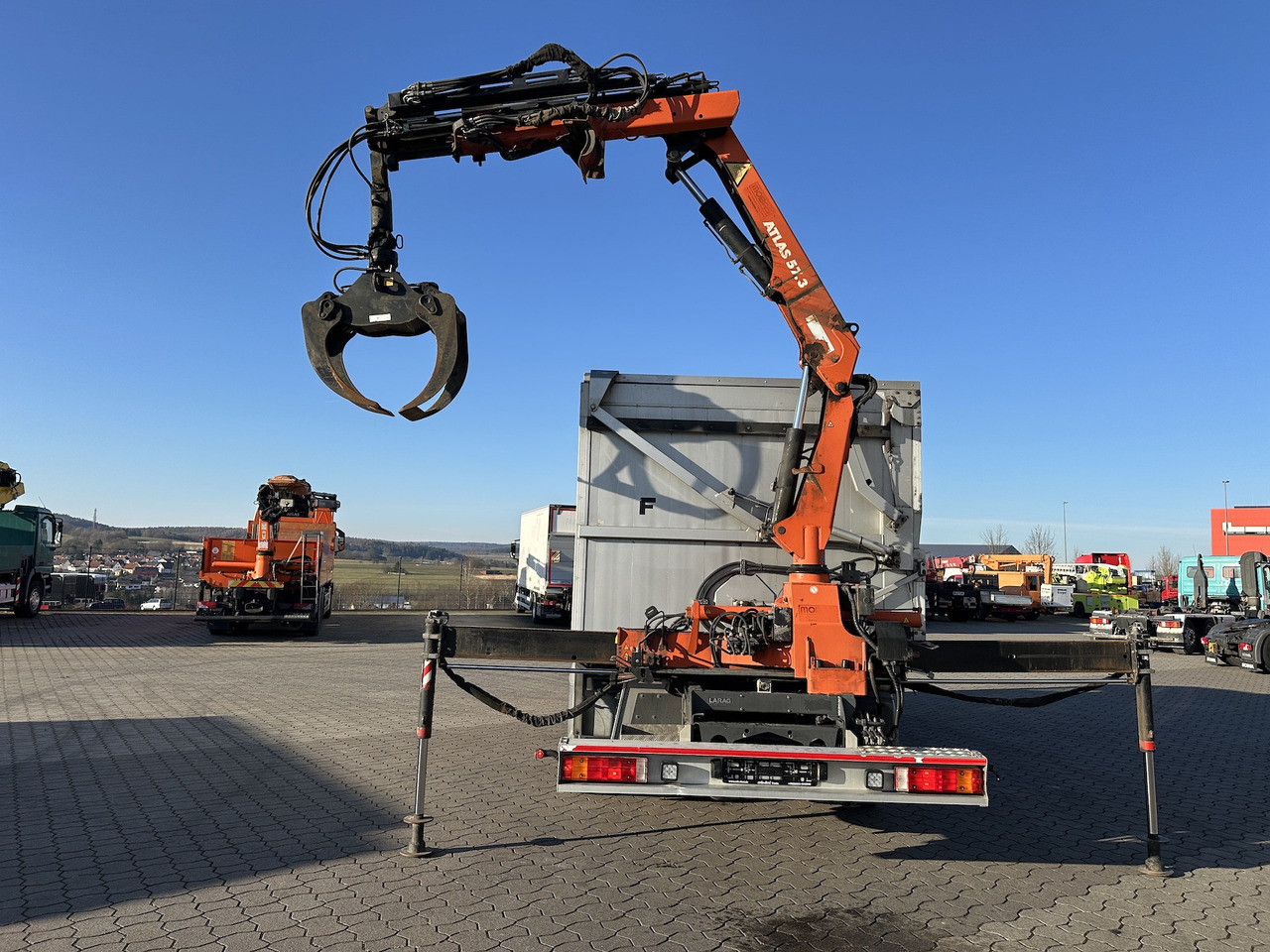 Mercedes-Benz Atego 1529 4x2  Atlas 57.3-A2   Kadaverkipper - Camion benne, Camion grue: photos 3 Mercedes-Benz Atego 1529 4x2  Atlas 57.3-A2   Kadaverkipper - Camion benne, Camion grue: photos 3