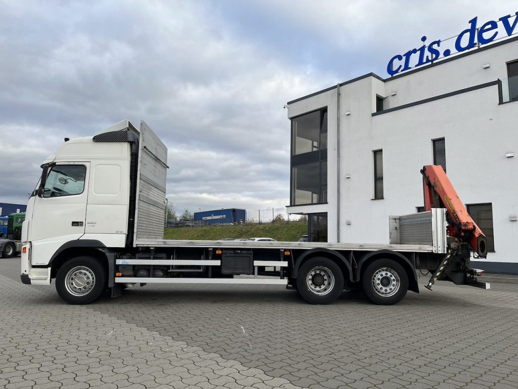 Camion grue, Camion plateau Volvo FH 520 6x2  Palfinger PK 12502 | AHK: photos 8
