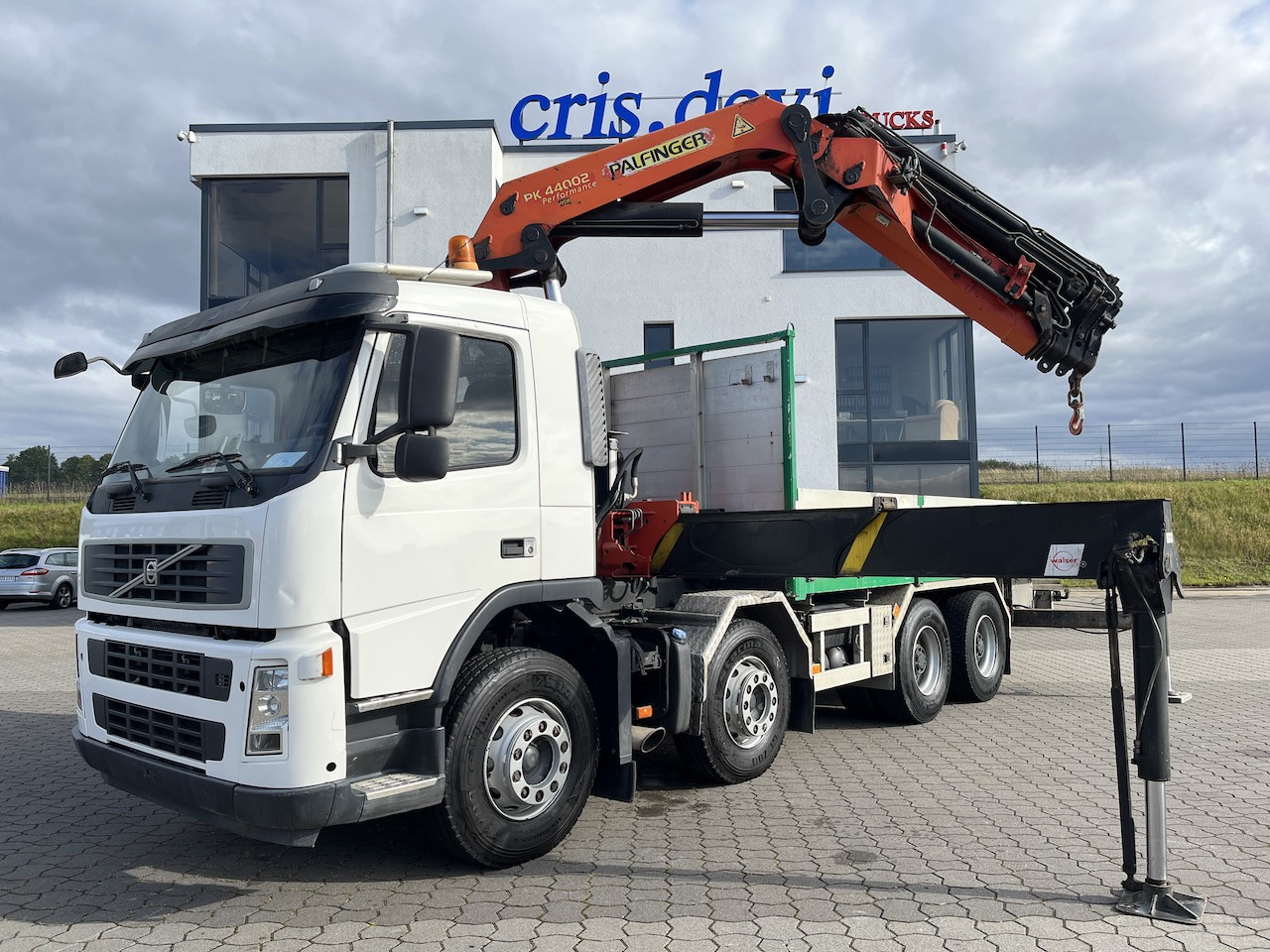 Volvo FM 440 8x4 Palfinger PK 44002 Wechselsystem - Camion grue, Camion plateau: photos 1 Volvo FM 440 8x4 Palfinger PK 44002 Wechselsystem - Camion grue, Camion plateau: photos 1