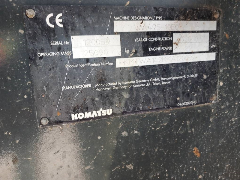 Chargeuse sur pneus Komatsu WA475-10: photos 14