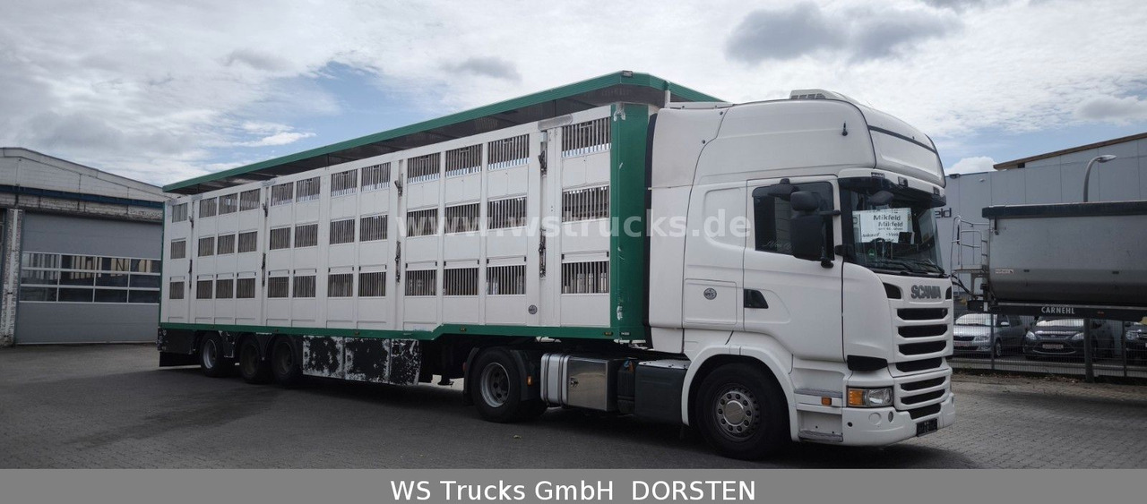 Scania R 450 + Menke-Janzen 3 Stock Hubdach - Tracteur routier: photos 3 Scania R 450 + Menke-Janzen 3 Stock Hubdach - Tracteur routier: photos 3