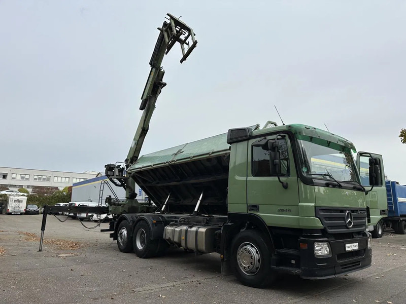Mercedes-Benz DB 2546 LL 6x2 Kranwagen 2-Seit.Kipper Lenkachse - Camion benne: photos 1 Mercedes-Benz DB 2546 LL 6x2 Kranwagen 2-Seit.Kipper Lenkachse - Camion benne: photos 1