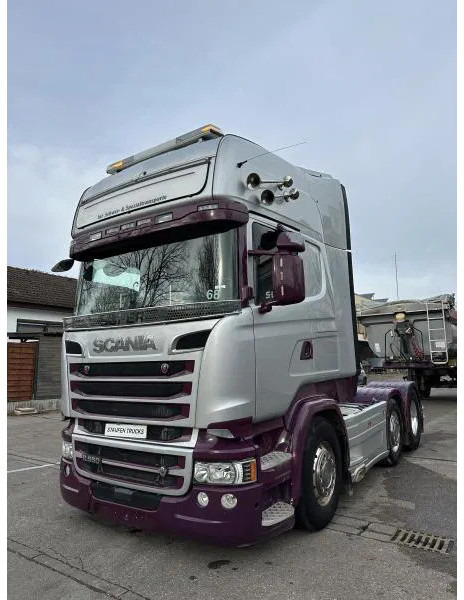 Scania R580 V8 TL 6x2/4 Intarder Kipphydr. Vollausstattung! - Tracteur routier: photos 1 Scania R580 V8 TL 6x2/4 Intarder Kipphydr. Vollausstattung! - Tracteur routier: photos 1