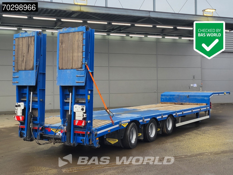 Broshuis 3ASD-18-30/0 Lift + Steering Axle Hydraulic Ramps - Semi-remorque surbaissé: photos 1 Broshuis 3ASD-18-30/0 Lift + Steering Axle Hydraulic Ramps - Semi-remorque surbaissé: photos 1