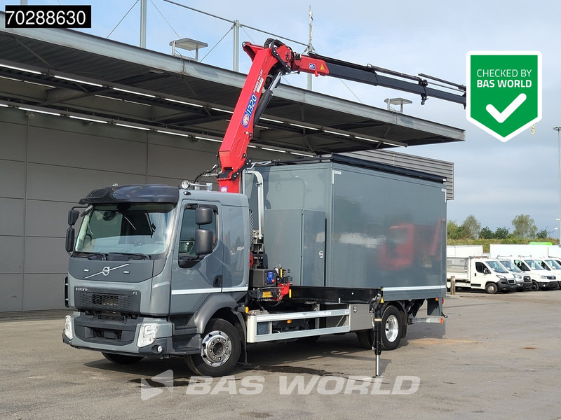 Volvo FL 250 4X2 Mobile workshop HMF 1320K-RCS Crane manbasket 2000kg Ladebordwand - Camion, Camion grue: photos 1 Volvo FL 250 4X2 Mobile workshop HMF 1320K-RCS Crane manbasket 2000kg Ladebordwand - Camion, Camion grue: photos 1
