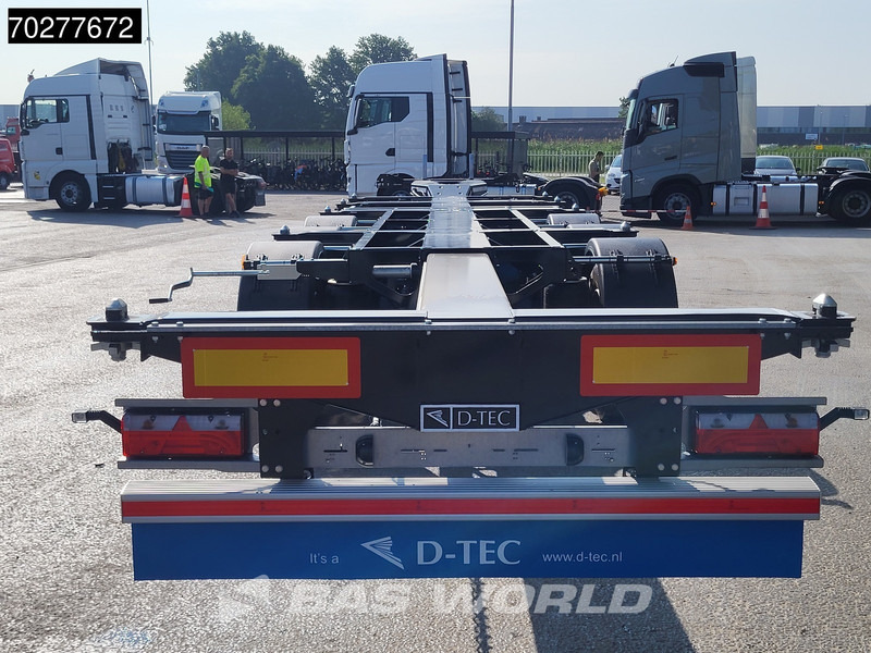 Semi-remorque porte-conteneur/ Caisse mobile neuf D-Tec VCC-01 3 axles Portmaster Flexi-Lock PM-3-S NEW Liftachse: photos 13