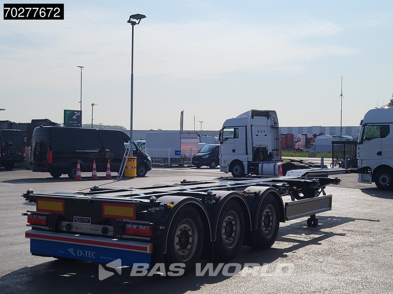 Semi-remorque porte-conteneur/ Caisse mobile neuf D-Tec VCC-01 3 axles Portmaster Flexi-Lock PM-3-S NEW Liftachse: photos 5