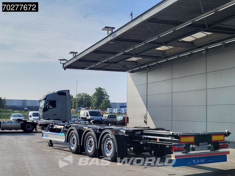 Semi-remorque porte-conteneur/ Caisse mobile neuf D-Tec VCC-01 3 axles Portmaster Flexi-Lock PM-3-S NEW Liftachse: photos 9