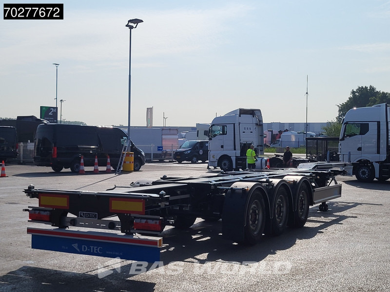 Semi-remorque porte-conteneur/ Caisse mobile neuf D-Tec VCC-01 3 axles Portmaster Flexi-Lock PM-3-S NEW Liftachse: photos 11