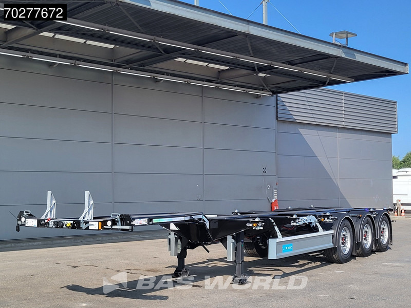 D-Tec VCC-01 3 axles Portmaster Flexi-Lock PM-3-S NEW Liftachse - Semi-remorque porte-conteneur/ Caisse mobile: photos 1 D-Tec VCC-01 3 axles Portmaster Flexi-Lock PM-3-S NEW Liftachse - Semi-remorque porte-conteneur/ Caisse mobile: photos 1