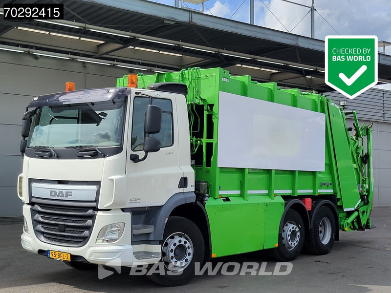 DAF CF 290 6X2 NL-Truck Haller MediumXL Garbage truck Lift-Steering Axle Euro 6 - Benne à ordures ménagères: photos 1 DAF CF 290 6X2 NL-Truck Haller MediumXL Garbage truck Lift-Steering Axle Euro 6 - Benne à ordures ménagères: photos 1