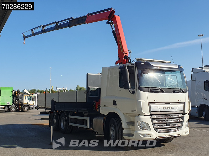 DAF CF 370 CF 6X2 Palfinger PK19.001 SLD D Kran Crane ACC Lift+lenkasche Euro 6 - Camion plateau, Camion grue: photos 3 DAF CF 370 CF 6X2 Palfinger PK19.001 SLD D Kran Crane ACC Lift+lenkasche Euro 6 - Camion plateau, Camion grue: photos 3
