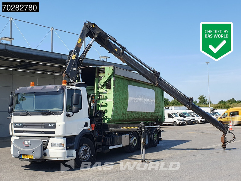 DAF CF85.360 8X2 NL-Truck Hiab 211 E-3 HIPRO Kran 21T Multilift Euro 5 - Camion ampliroll, Camion grue: photos 1 DAF CF85.360 8X2 NL-Truck Hiab 211 E-3 HIPRO Kran 21T Multilift Euro 5 - Camion ampliroll, Camion grue: photos 1