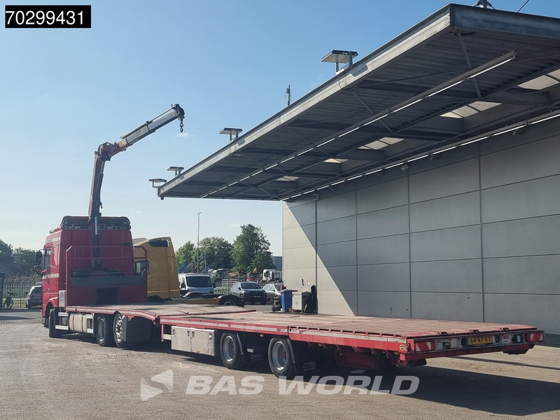 DAF XF 440 6X2 NL-combi Transporter HMF 900-K2 Kran Winch Lift-Lenkachse Euro 6 - Camion plateau, Camion grue: photos 2 DAF XF 440 6X2 NL-combi Transporter HMF 900-K2 Kran Winch Lift-Lenkachse Euro 6 - Camion plateau, Camion grue: photos 2