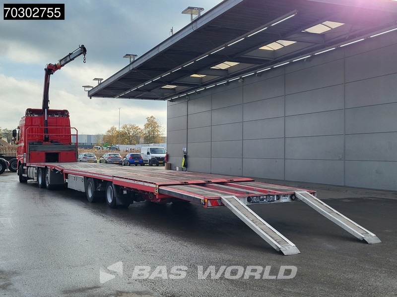 DAF XF 440 XF 6X2 NL-Truck Transporter APK HMF 900-K2 crane Winch Lift-Lenkachse Euro 6 - Camion plateau, Camion grue: photos 3 DAF XF 440 XF 6X2 NL-Truck Transporter APK HMF 900-K2 crane Winch Lift-Lenkachse Euro 6 - Camion plateau, Camion grue: photos 3