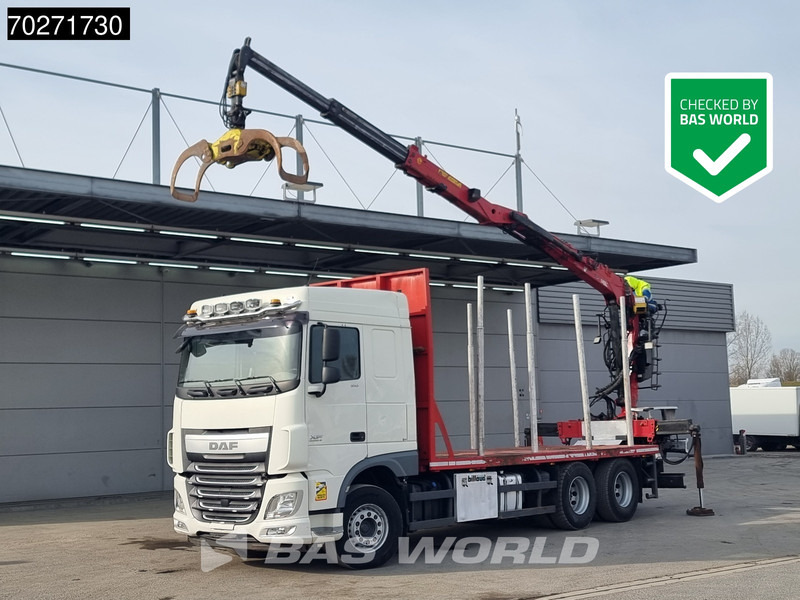 DAF XF 510 6X4 Jonsered Z-Crane SC ACC Retarder Euro 6 - Camion grumier, Camion grue: photos 1 DAF XF 510 6X4 Jonsered Z-Crane SC ACC Retarder Euro 6 - Camion grumier, Camion grue: photos 1
