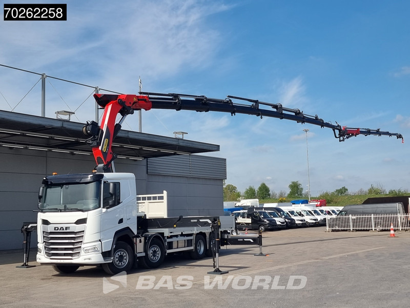 DAF XF 530 8X2 NEW Palfinger PK580 TEC Kran Crane + Jib Retarder Lift+Lenkasche - Camion plateau, Camion grue: photos 3 DAF XF 530 8X2 NEW Palfinger PK580 TEC Kran Crane + Jib Retarder Lift+Lenkasche - Camion plateau, Camion grue: photos 3