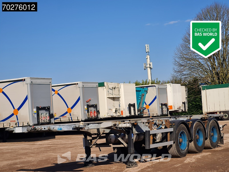 Groenewegen 30CC-14-27 Liftachse NL-Trailer 20ft. 30ft. - Semi-remorque porte-conteneur/ Caisse mobile: photos 1 Groenewegen 30CC-14-27 Liftachse NL-Trailer 20ft. 30ft. - Semi-remorque porte-conteneur/ Caisse mobile: photos 1