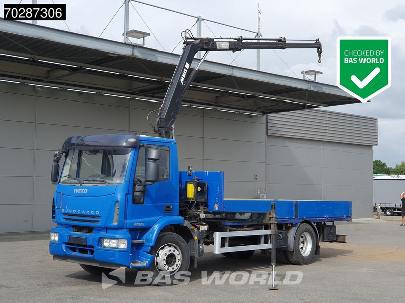 Iveco Eurocargo 180E250 4X2 18tonner MKG-HLK66 Crane Kran Manual Euro 5 - Camion plateau, Camion grue: photos 1 Iveco Eurocargo 180E250 4X2 18tonner MKG-HLK66 Crane Kran Manual Euro 5 - Camion plateau, Camion grue: photos 1