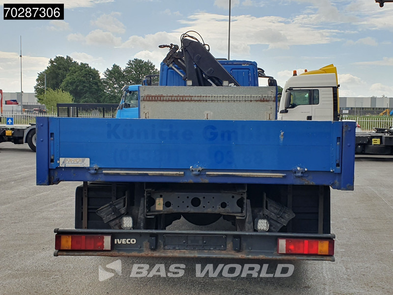 Camion plateau, Camion grue Iveco Eurocargo 180E250 4X2 18tonner MKG-HLK66 Crane Kran Manual Euro 5: photos 16