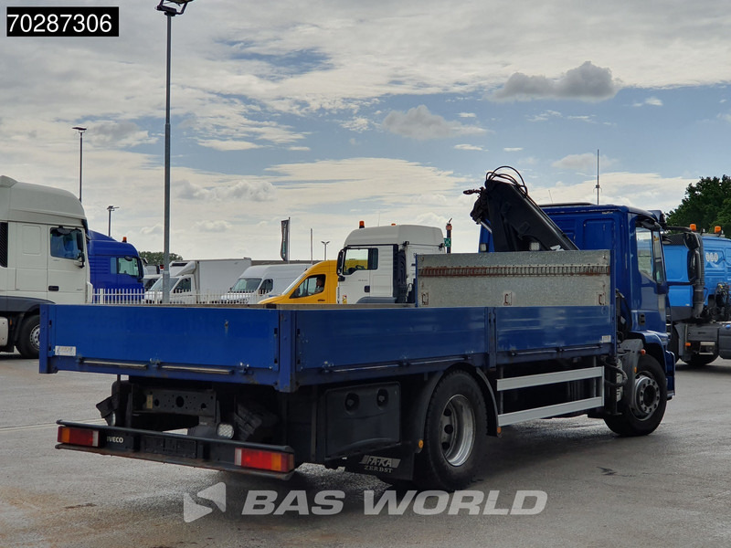 Camion plateau, Camion grue Iveco Eurocargo 180E250 4X2 18tonner MKG-HLK66 Crane Kran Manual Euro 5: photos 11