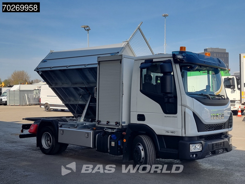Camion benne neuf Iveco Eurocargo 75E160 4X2 NEW 7.5tonner 3 sided tipper ACC Automatic Euro 6: photos 11