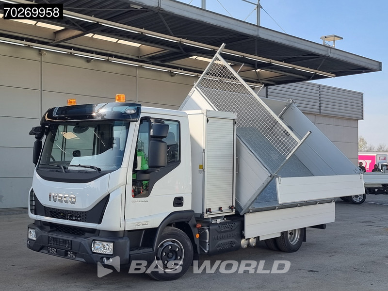Camion benne neuf Iveco Eurocargo 75E160 4X2 NEW 7.5tonner 3 sided tipper ACC Automatic Euro 6: photos 10