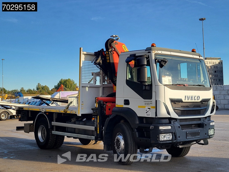 Camion plateau, Camion grue Iveco Stralis 310 4X2 Palfinger PK14002 EH Kran Crane Remote control Big-Axle Euro 6: photos 8