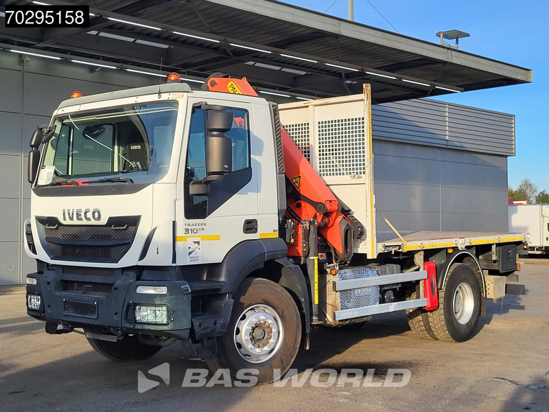 Camion plateau, Camion grue Iveco Stralis 310 4X2 Palfinger PK14002 EH Kran Crane Remote control Big-Axle Euro 6: photos 11