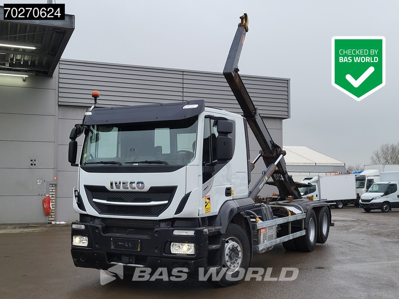Iveco Stralis 460 6X2 20tons Marrel hooklift Lift Axle ACC Euro 6 - Camion ampliroll: photos 1 Iveco Stralis 460 6X2 20tons Marrel hooklift Lift Axle ACC Euro 6 - Camion ampliroll: photos 1