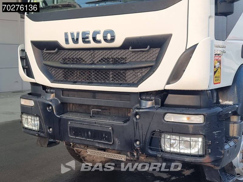 Camion plateau, Camion grue Iveco Trakker 360 6X4 Palfinger PK 18502 SH D Kran Crane Big axle Euro 6: photos 14