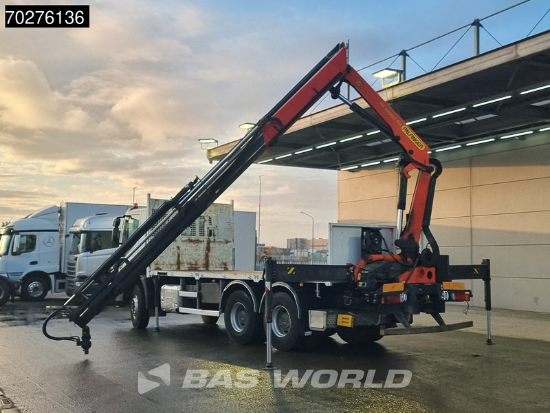 Camion plateau, Camion grue Iveco Trakker 360 6X4 Palfinger PK 18502 SH D Kran Crane Big axle Euro 6: photos 7