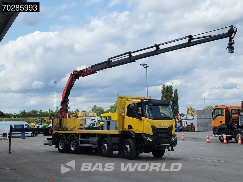 Iveco X-Way 480 8X4 Palfinger PK22002 EH Kran Crane Rotator Retarder Euro 6 - Camion plateau, Camion grue: photos 3 Iveco X-Way 480 8X4 Palfinger PK22002 EH Kran Crane Rotator Retarder Euro 6 - Camion plateau, Camion grue: photos 3