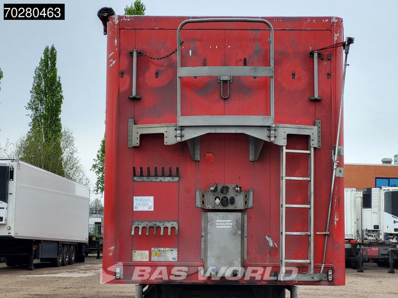 Semi-remorque à fond mouvant Knapen K100 92m3 10mm Waste Cover Liftachse APK 02/26: photos 5