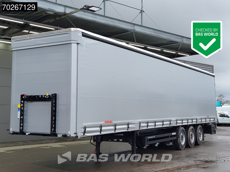 Kögel S24-1 3 axles HARDWOOD NEW SAF Liftachse Edscha - Semi-remorque rideaux coulissants: photos 1 Kögel S24-1 3 axles HARDWOOD NEW SAF Liftachse Edscha - Semi-remorque rideaux coulissants: photos 1