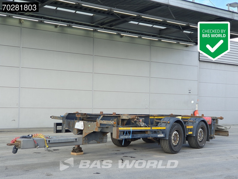 Kögel ZW18 2 axles TUV 09/25 - Remorque porte-conteneur/ Caisse mobile: photos 1 Kögel ZW18 2 axles TUV 09/25 - Remorque porte-conteneur/ Caisse mobile: photos 1