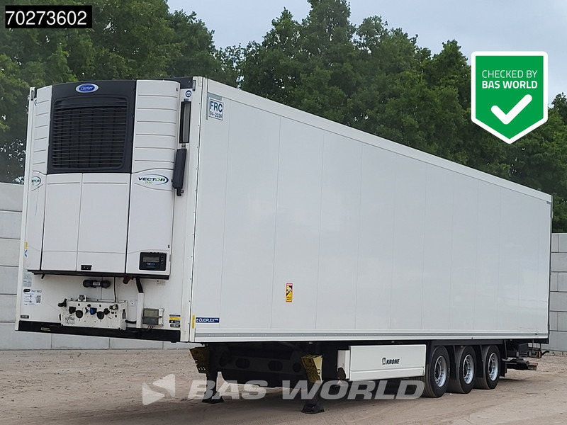 Krone Carrier Vector 1550 Tailgate TUV 11/25 Liftachse Bloemenbreed - Semi-remorque frigorifique: photos 1 Krone Carrier Vector 1550 Tailgate TUV 11/25 Liftachse Bloemenbreed - Semi-remorque frigorifique: photos 1